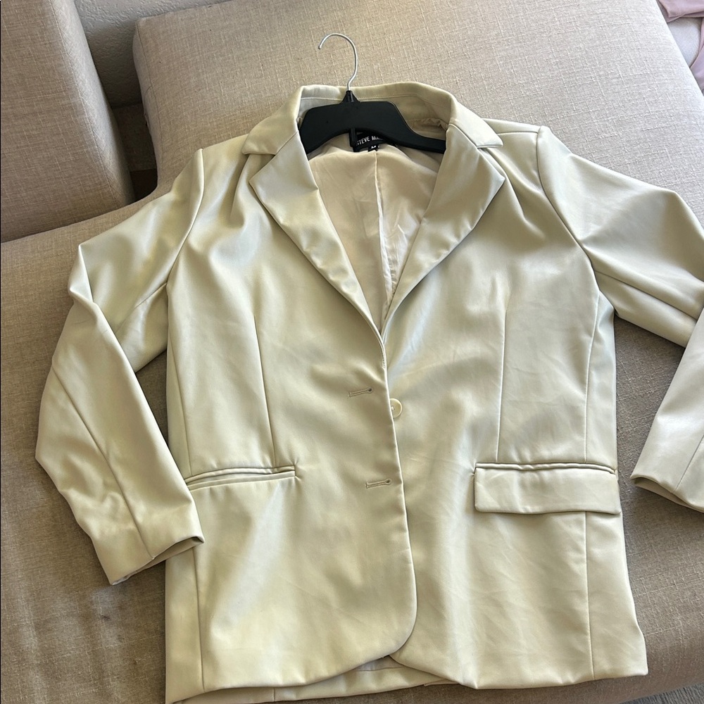 Steve Madden Cream Women's Blazer